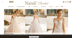 Desktop Screenshot of natalibridal.com